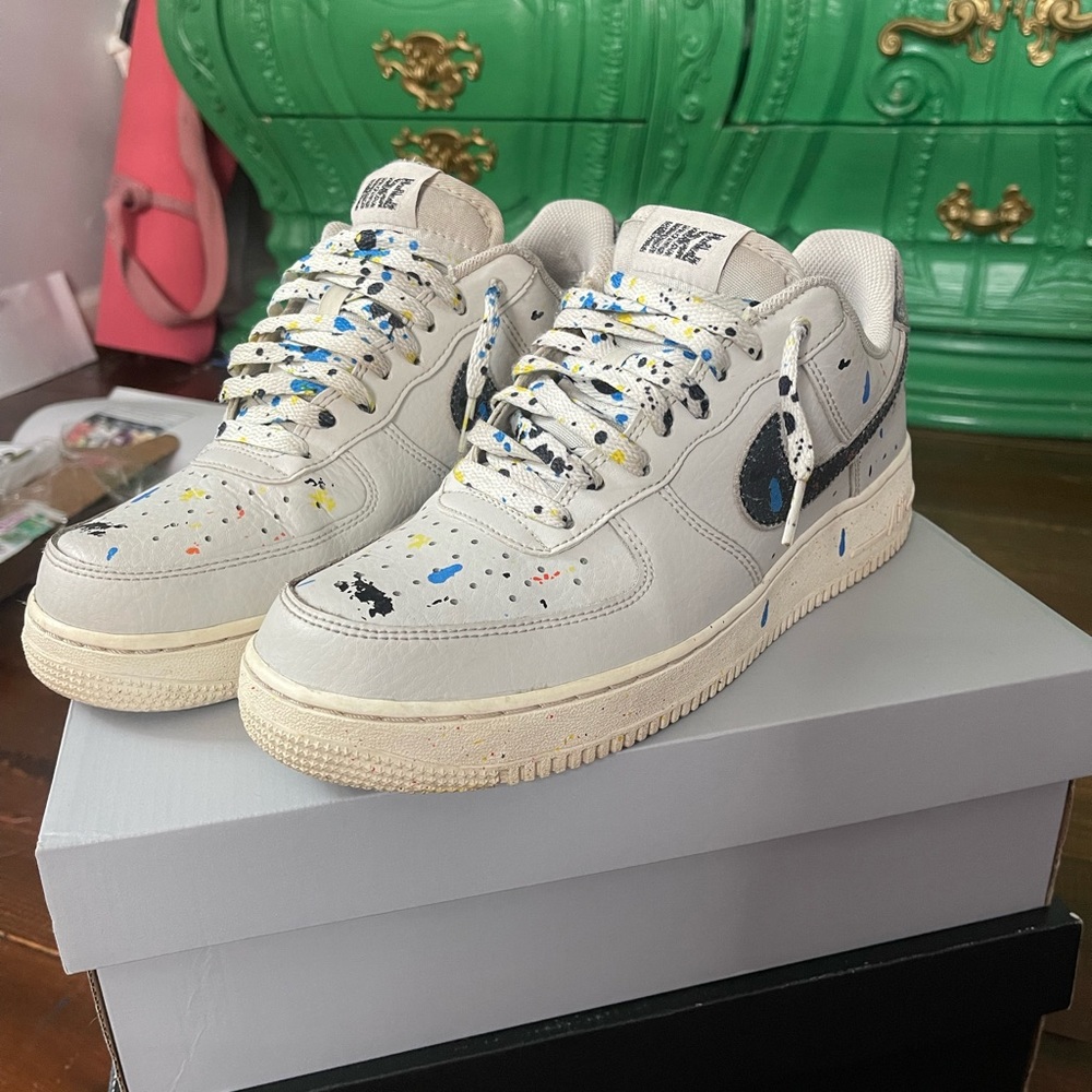 Nike Air Force 1 Low ‘07 LV8 Paint Splatter White